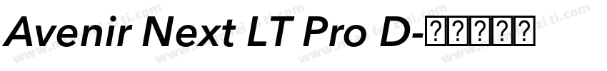 Avenir Next LT Pro D字体转换